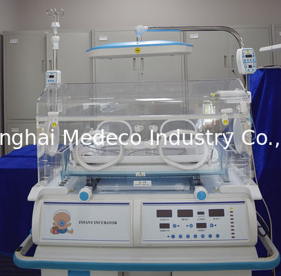 Διπλός επωαστήρας πορτών για τα ανθρώπινα μωρά με το προστατευτικό κιγκλίδωμα