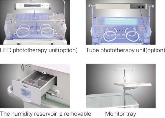 Διπλός επωαστήρας πορτών για τα ανθρώπινα μωρά με το προστατευτικό κιγκλίδωμα