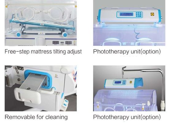 Ιατρικός Neonatal επωαστήρας για τα πρόωρα μωρά με τη δεξαμενή υγρασίας